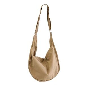 Nylon Crescent Crossbody Bag Men Casual Tote Handbag khaki new